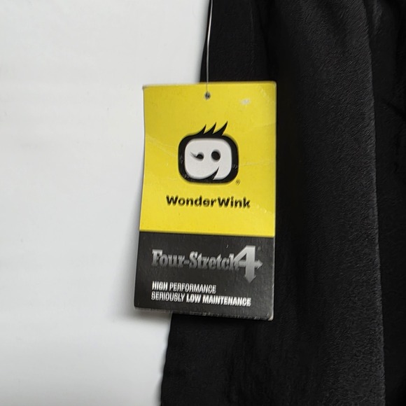 Scrub Pants Unisex Uniform  Spread Good Cheer/WonderWink- Black Yellow Small NWT - Picture 7 of 10